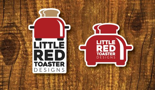 Little Red Toaster Logo - Sticker